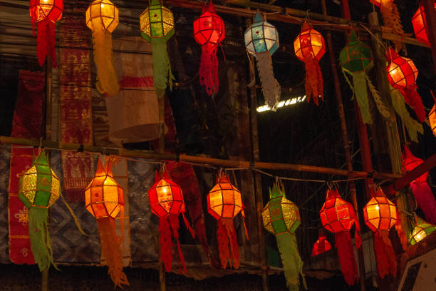 istock lanterns in Chinese temple 1094302612