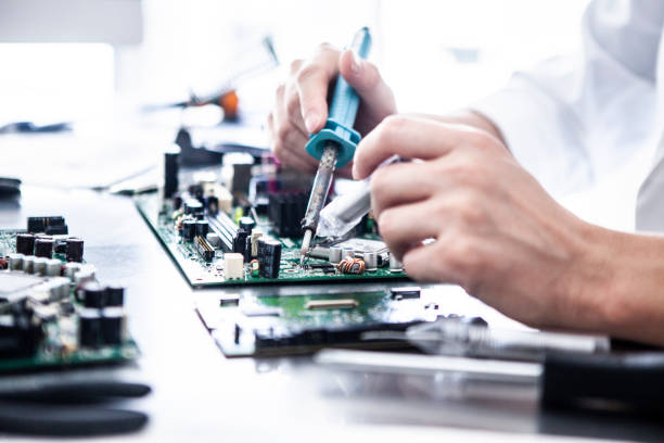 istock We are soldering to personal computer parts. 1094303550