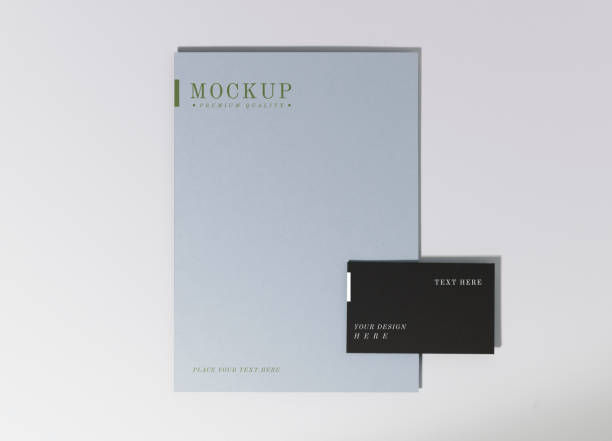 istock Poster and a name card mockup 1094312434