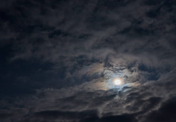 istock An underexposed shot of sun, clouds and sky 1094314094