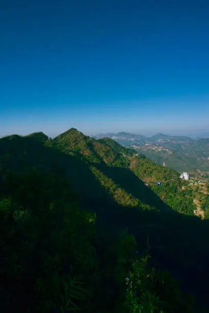 Rolling Hills and Skyline of Aizawl, Mizoram, India