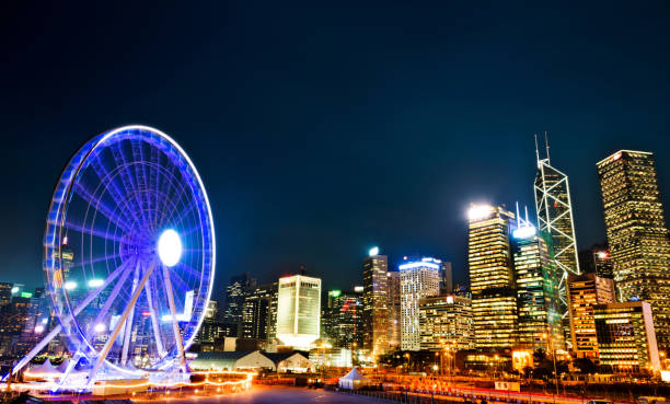 istock Ferris wheel in downtown Hong Kong 1094323776