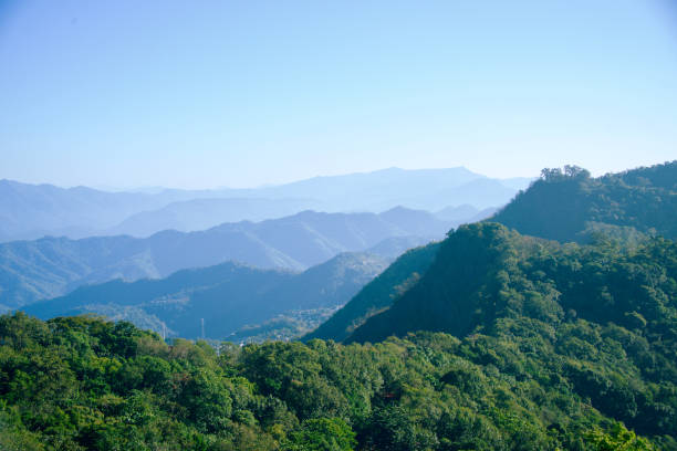 Rolling Hills and Skyline of Aizawl, Mizoram, India