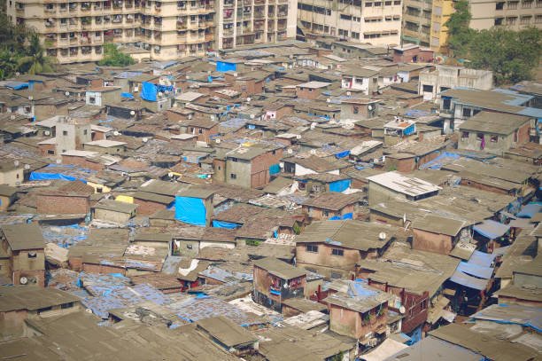 istock Dharavi Slum in Mumbai, India, view from top 1094324366