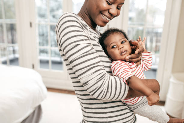 istock Mom and baby at home 1094334486
