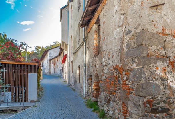 istock Houses on the town wall in Bruneck 1094345692