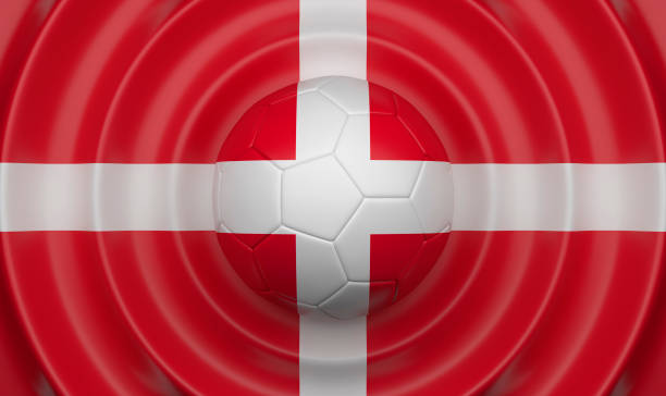 istock Malta, soccer ball on a wavy background 1094355788