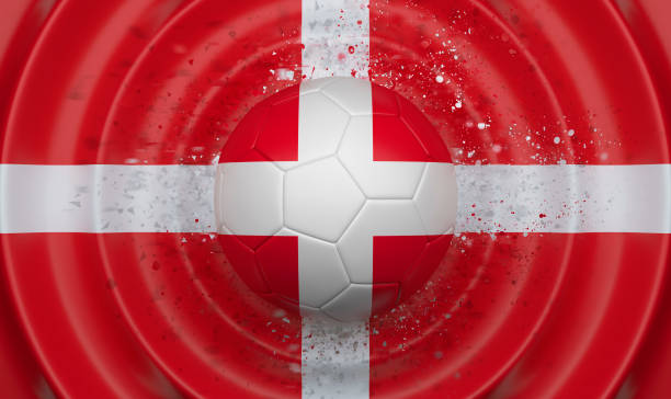istock Malta, soccer ball on a wavy background 1094355794
