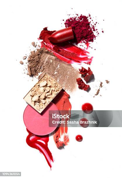Beauty Swatches Stock Photo - Download Image Now - Make-Up, Stage Make-Up, Fabric Swatch
