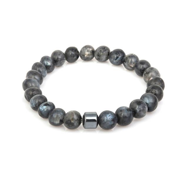 istock Fashion stone bracelet isolated on white background 1094367740