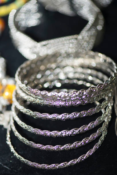 istock Silver jewellery in a shop in Tunis 1094370700