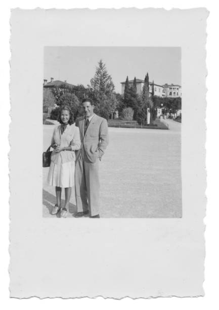 istock Happy young italian couple in 1941 1094372064