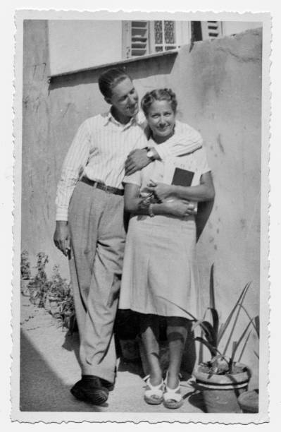 istock Happy young italian couple in 1941 1094372072