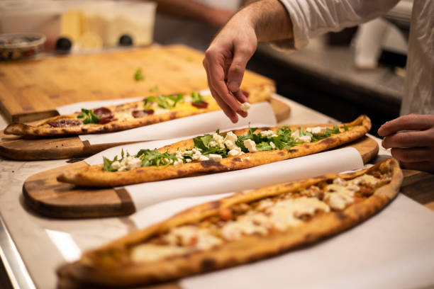 istock The baker preparing Turkish pide fir service 1094375898