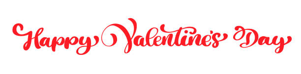 istock Calligraphy phrase Happy Valentine s Day. Vector Valentines Day Hand Drawn lettering. Isolated illustration Heart Holiday sketch doodle Design valentine card 1094380888