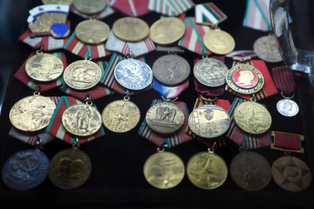 Veteran medals of wars backgrounds