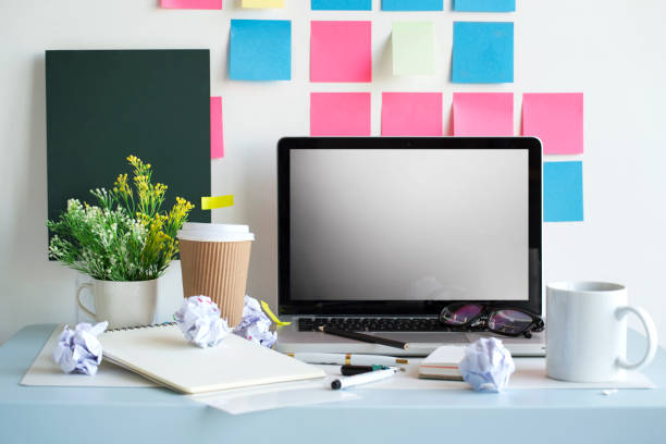 istock Laptop monitor text space image. 1094383672