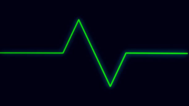 istock Heartbeat pulse on cardiogram screen, EKG ECG cardio healthcare concept 1094386280