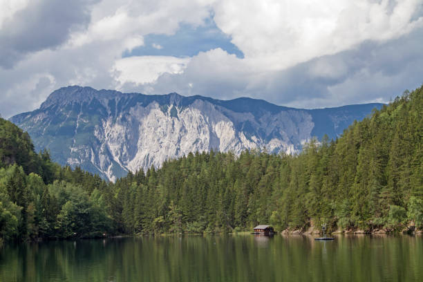 istock lake Piburg in Oetz valley 1094386422