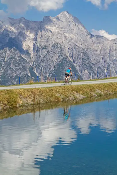 In the idyllic small reservoirs, water is collected throughout the year in order to be able to snow the popular ski slopes of the Leongang Ski World in winter