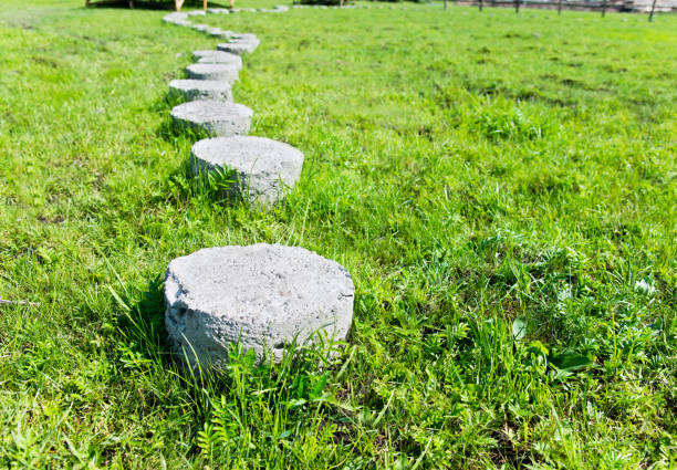 Stepping concrete on wetlands