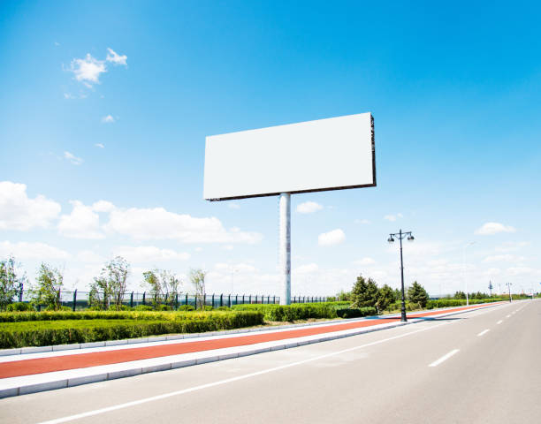 istock Blank billboard on the side of the road 1094395054