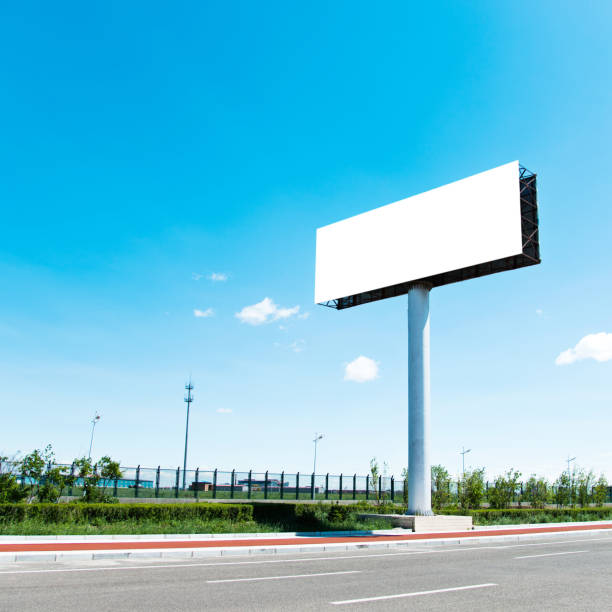 istock Blank billboard on the side of the road 1094395126