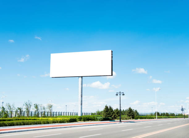 istock Blank billboard on the side of the road 1094395220