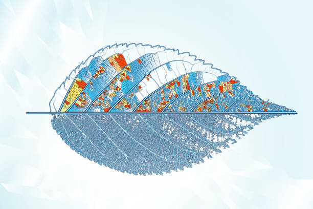 Global warming begins with carbon dioxideThe plant's ecosystem is destroyed, and the leaf withers.