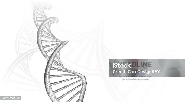 Adn Vecteurs libres de droits et plus d'images vectorielles de ADN - ADN, Chaîne d'ADN modélisée, Hélice - Forme géométrique