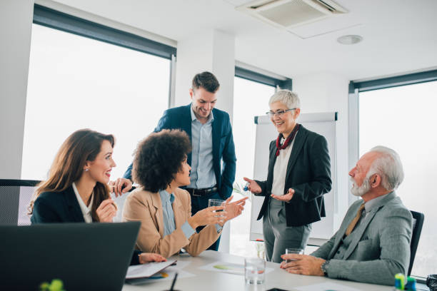 istock Business people at business meeting 1094397632