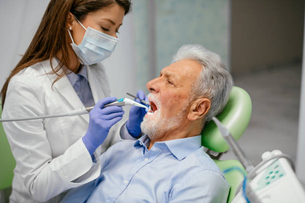 istock Senior man at the dentist 1094404640