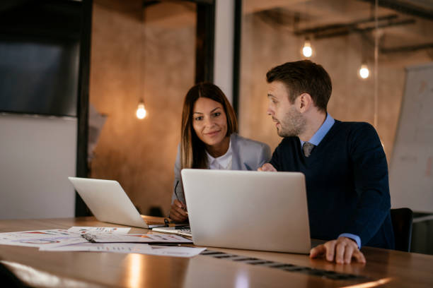 istock Business people talking in office 1094409006