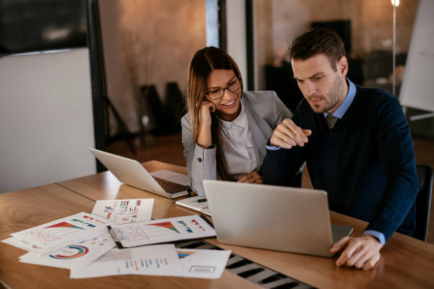 istock Business people talking in office 1094409234