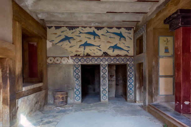 istock Dolphins on the Knossos walls 1094422536