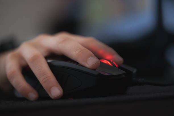 istock Cute boy playing game-GAMER 1094427320