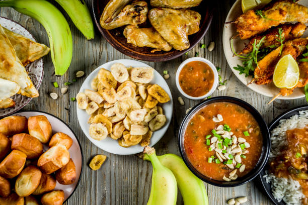 istock West african food assortment 1094431598
