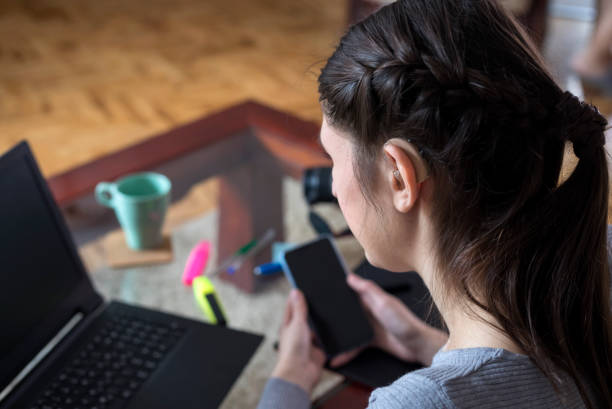 istock Young woman designer working at home 1094433770