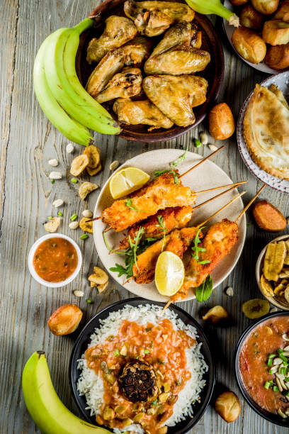 istock West african food assortment 1094434166