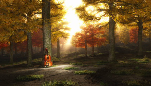 istock Violin in autumnal park 1094434606