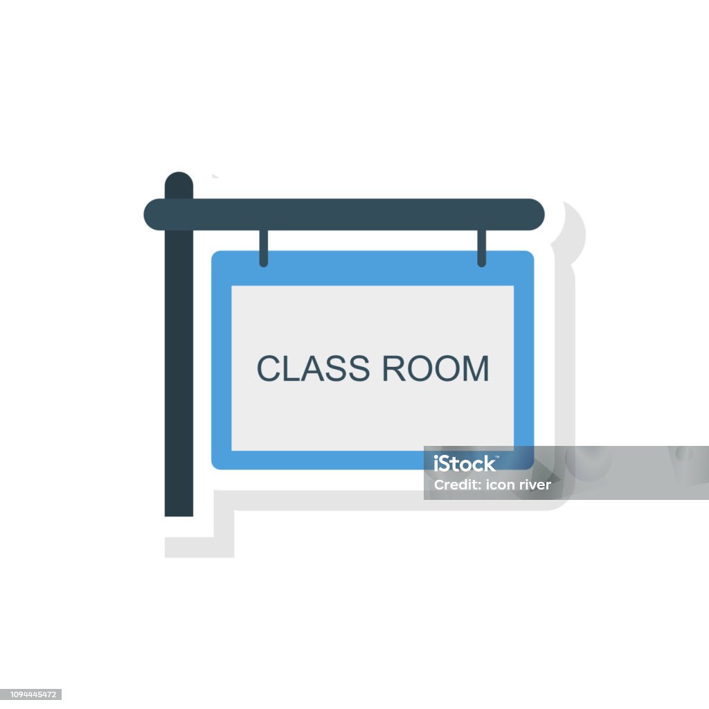 Study Sign Board Classroom Signboard Board Stock Illustration - Download Image Now ...