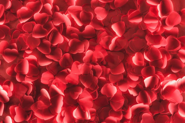istock top view of beautiful decorative red hearts, valentines day background 1094448582