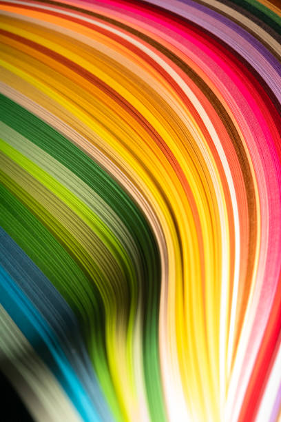 istock Abstract color rainbow stacked together in curve shape 1094454054