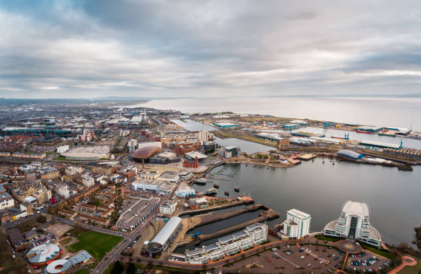 istock Aerial view of Cardiff Bay 1094455332