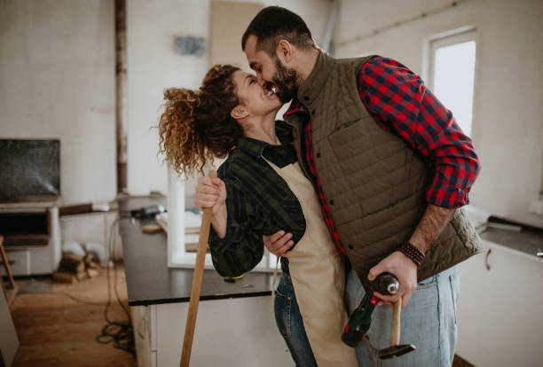 istock Young family is working in the joinery 1094458002
