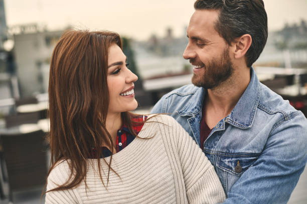 istock Couple in love is spending time outdoor 1094470422