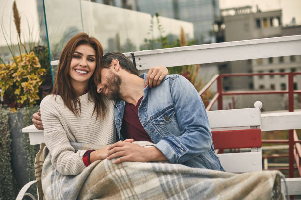 istock Lovely couple is spending romantic time together 1094470454