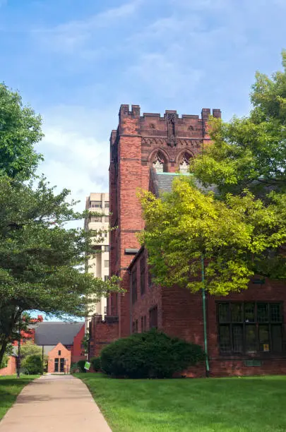 Photo of Campus Walkway and Offices in Milwaukee