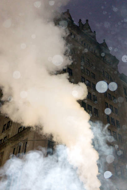 istock Smoke and fire in new york city 1094477514