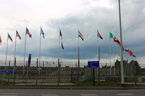 Mons, Belgium. The SHAPE (Supreme Headquarters Allied Powers Europe), headquarters of the North Atlantic Treaty Organization's Allied Command Operations in Casteau